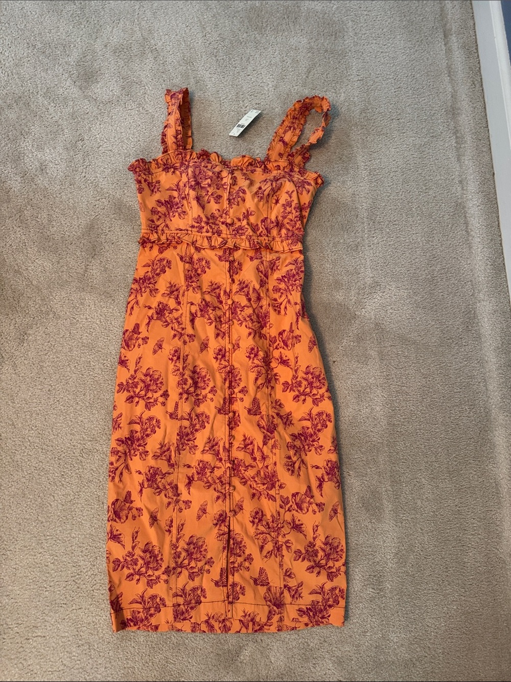 ANTHROPOLOGIE linden slim dress
